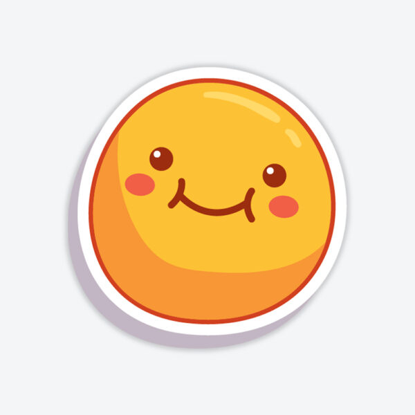 Tatlı Portakal Topu Sticker