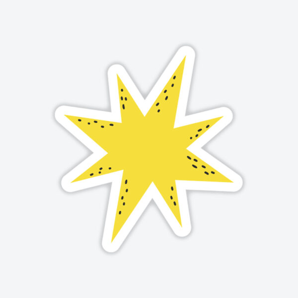 Sarı Patlama Stickerı