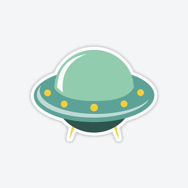 UFO Uçan Daire Stickerı