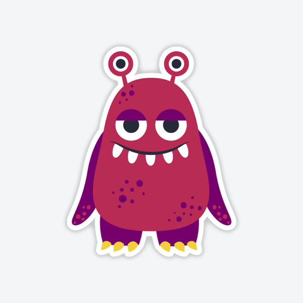 Uykulu Uzaylı Sticker