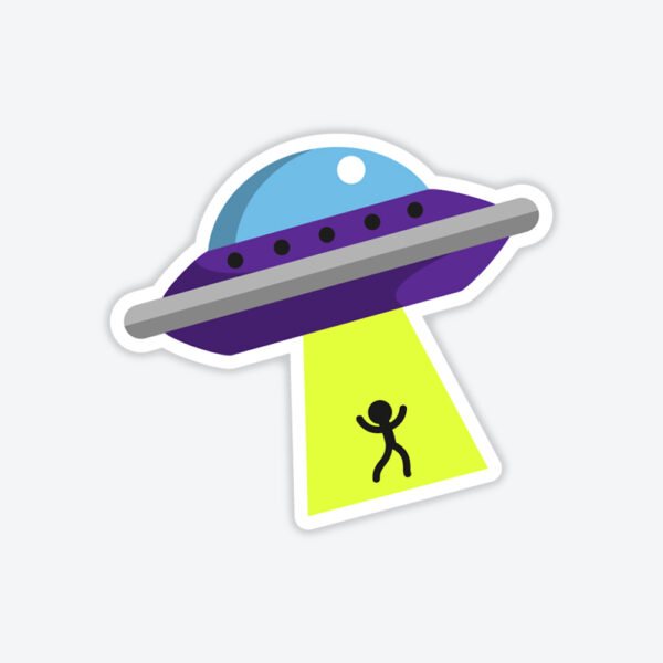 Kaçıran UFO Sticker