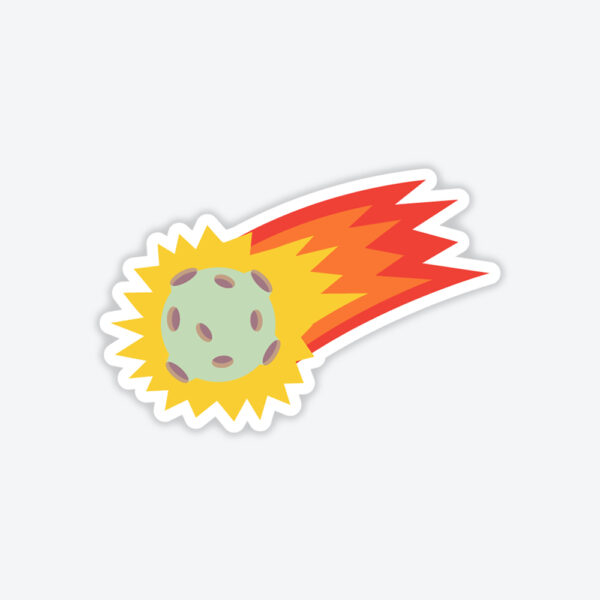 Düşen Meteor Sticker