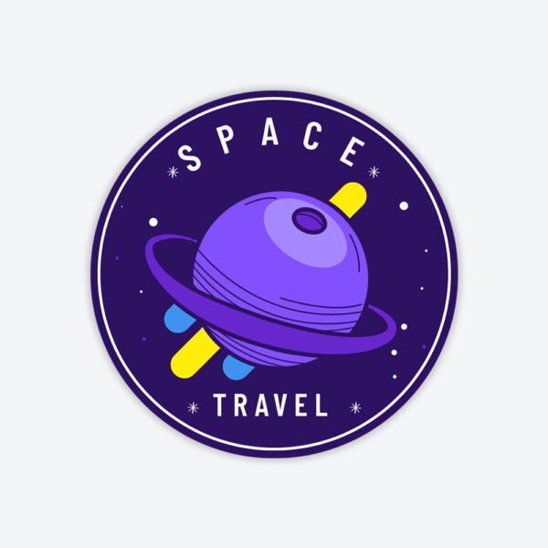 Space Gezegen Sticker