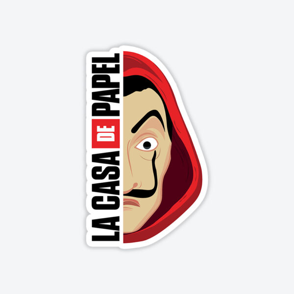 La Casa De Papel Maske Sticker