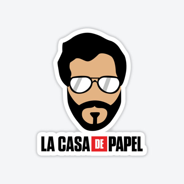 La Casa De Papel Vektör Sticker