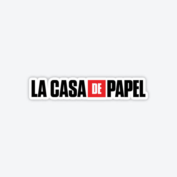 La Casa De Papel Yazı Sticker