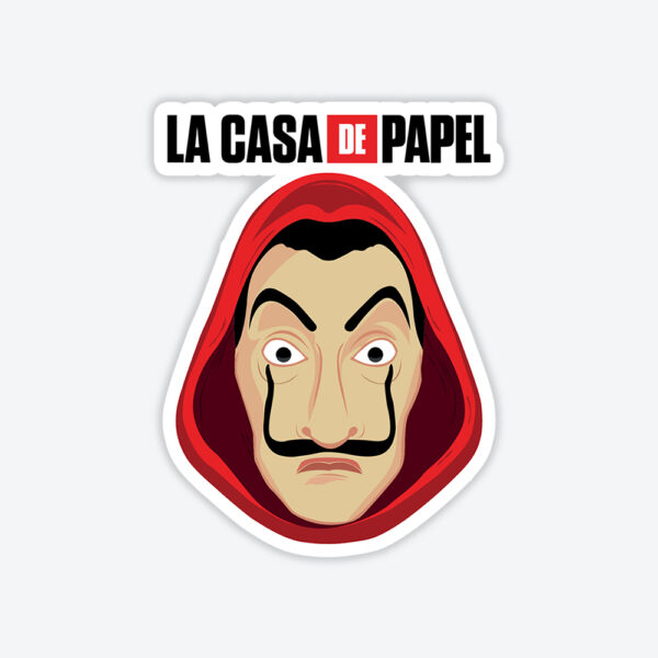La Casa De Papel Maskeli Sticker