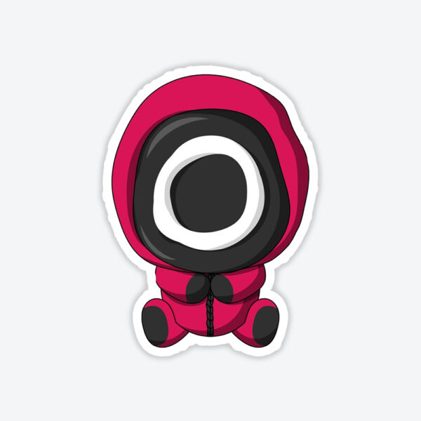 Squid Game Circle Maskot Sticker