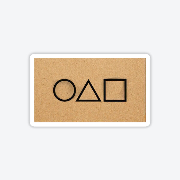 Squid Game Guard Mask Sembolleri Sticker