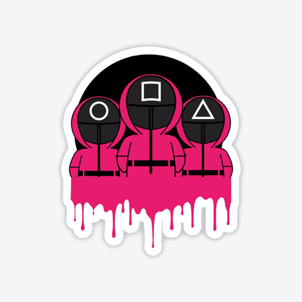 Squid Game Koruma Vektörel Sticker
