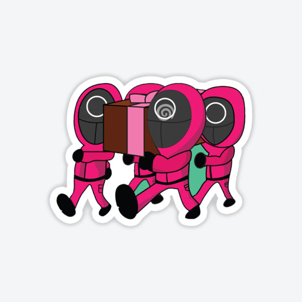 Squid Game Funeral Guards Sticker