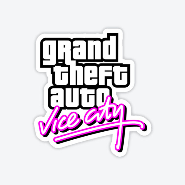 Grand Theft Auto Vice City Logo Sticker