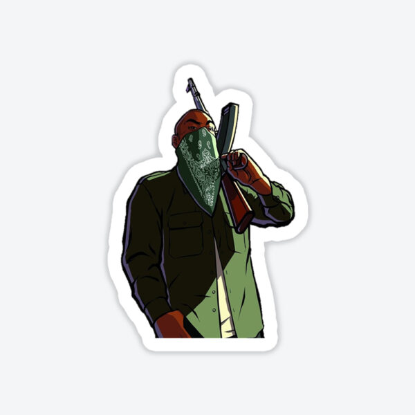 Grand Theft Auto San Andreas Gangster Sticker