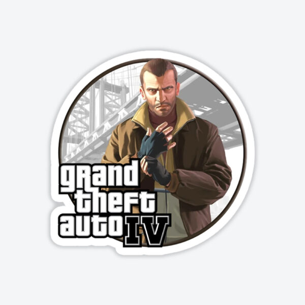 Grand Theft Auto IV Tasarım Sticker