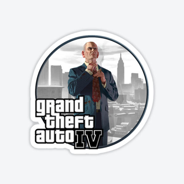 Grand Theft Auto IV Tasarım Sticker #4