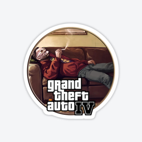 Grand Theft Auto IV Tasarım Sticker #5
