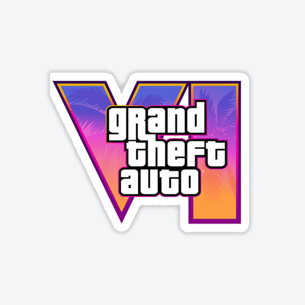 Grand Theft Auto VI Logo Sticker