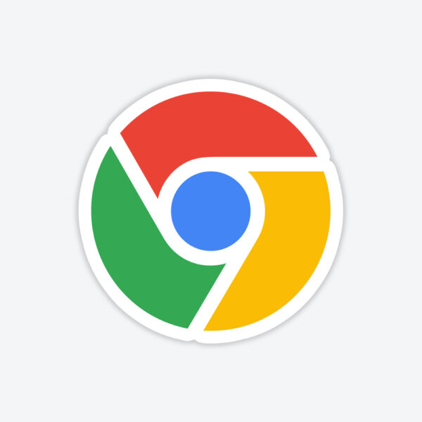 Chrome Sticker